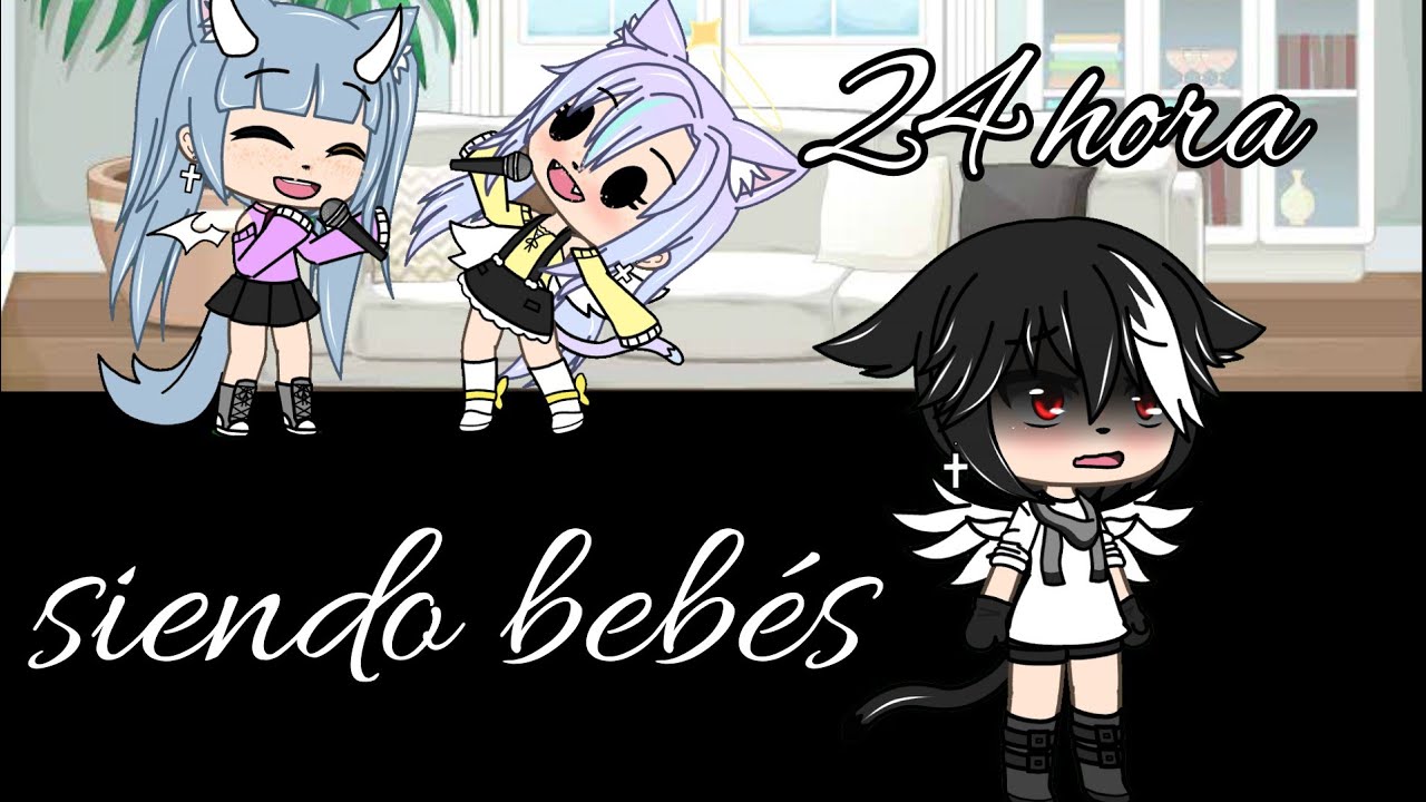 24 hora siendo bebé la niñas  ( 2-1 ) {gacha life } [ eimy chan❤️]