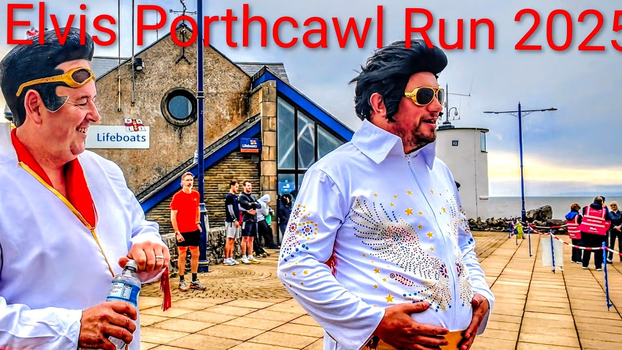 Elvis Porthcawl Run starting race Ruth Jones 🎉