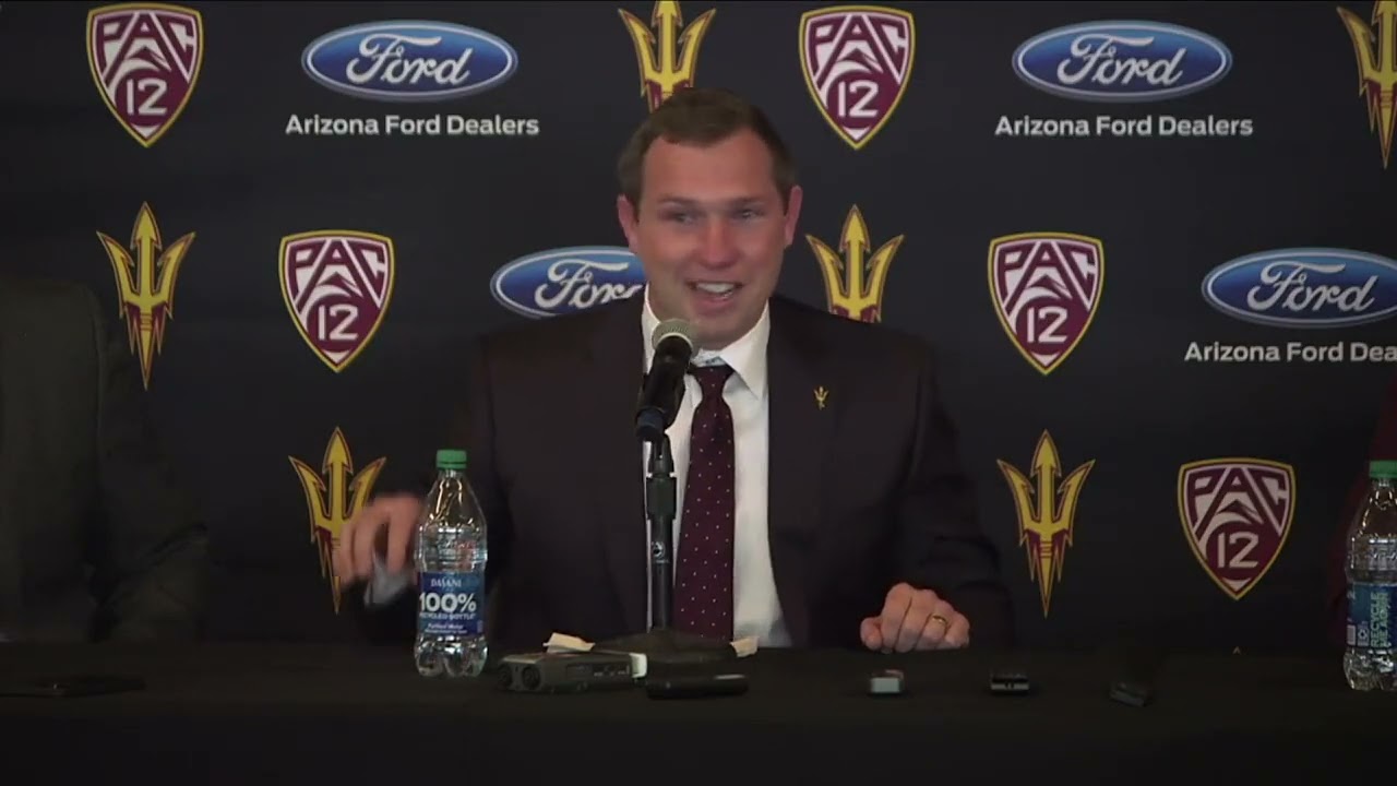 'I'm home': Kenny Dillingham gets emotional when introduced as new Arizona State head football coach