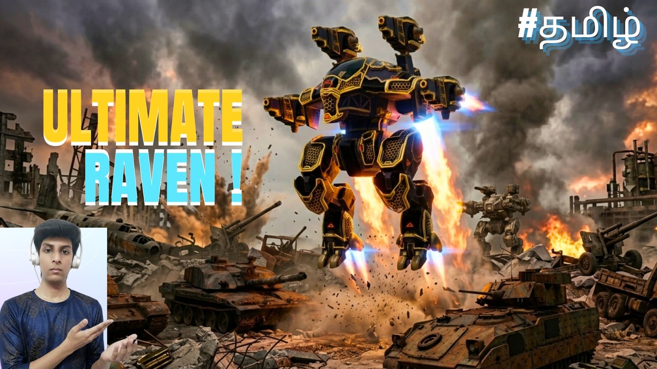 [WR] Jumping KING! Ultimate Raven Gameplay! | #warrobots #tamil
