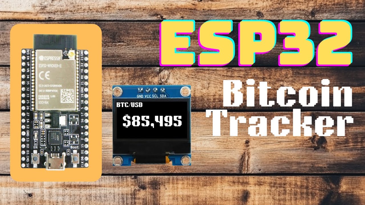 Bitcoin Crypto Tracker  Tutorial - ESP32