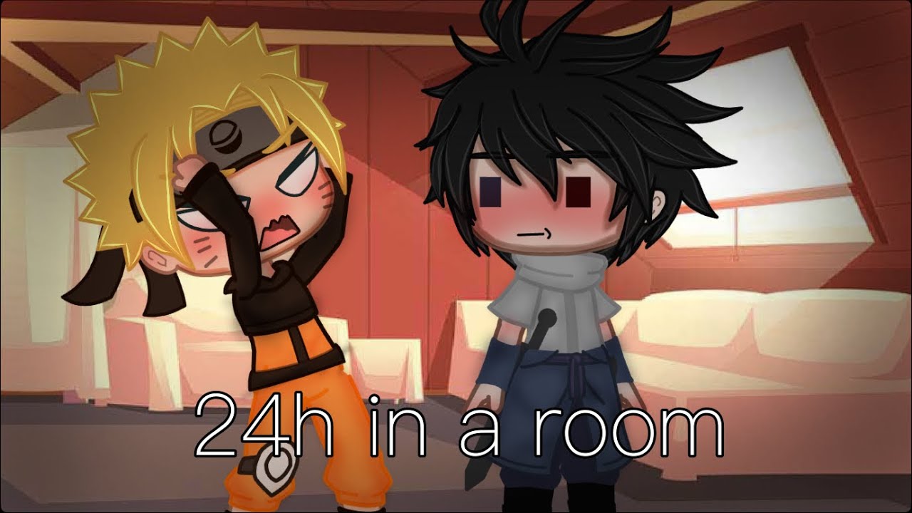 Sasunaru stuck in a room for 24h / Gacha club / lgbtq / Naruto / sakuhina / short / part 1/?