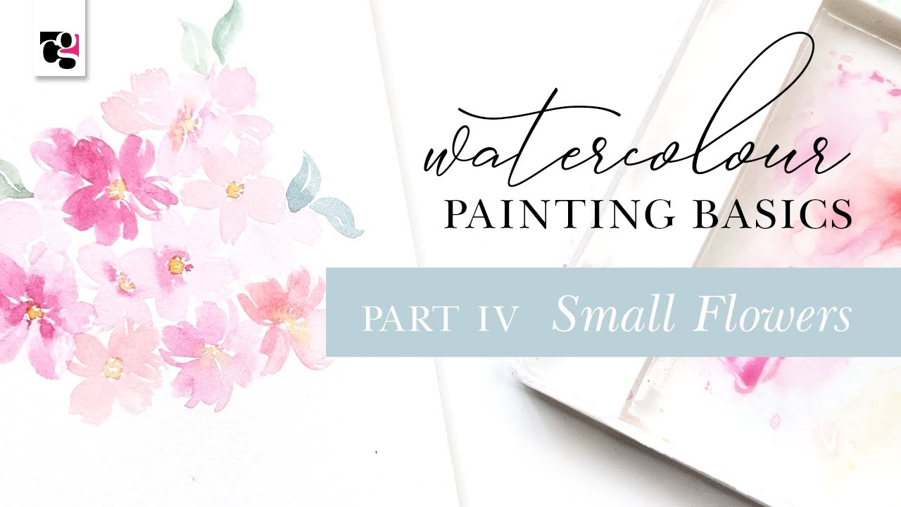 Part 4 - How to Paint Simple Watercolour Flowers | Loose Florals Beginner Watercolour Basics