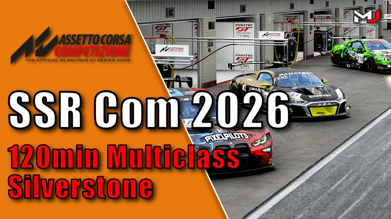 [60FPS] [1440P] ACC SSR Multiclass-Comrace 2026 - Silverstone