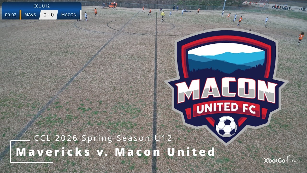 CCL 2026 Spring Season U12 Mavericks v Macon United