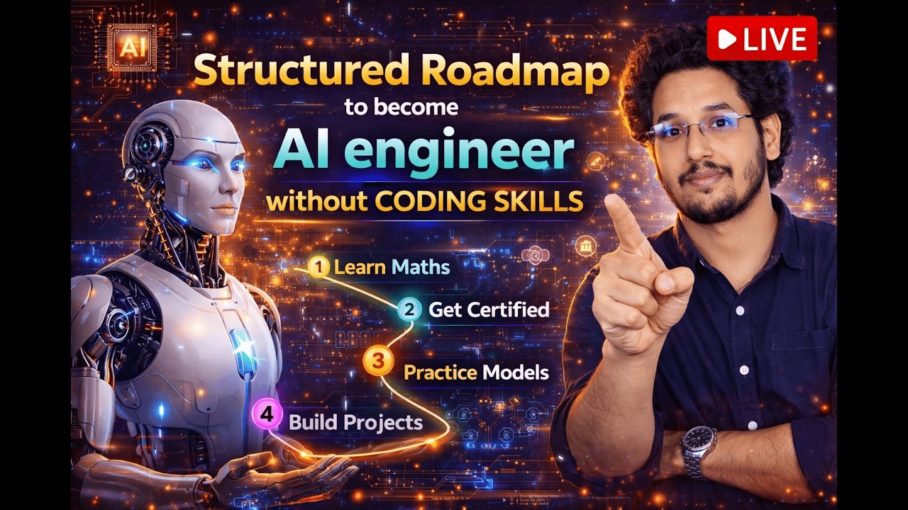 Structured Roadmap to become AI engineer without coding skills