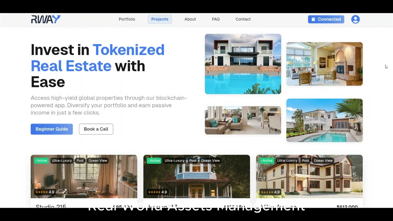 Admin Panel: Your Branded Tokenization Platform - built on RWAY Infrastructure Booster