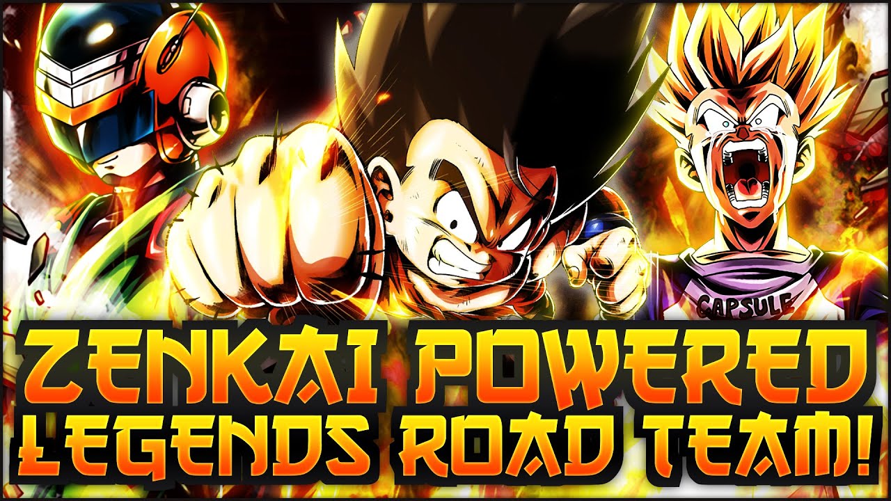 HUGE Power Boost! Zenkai Powered Legends Road Team! | Dragon Ball Legends PvP