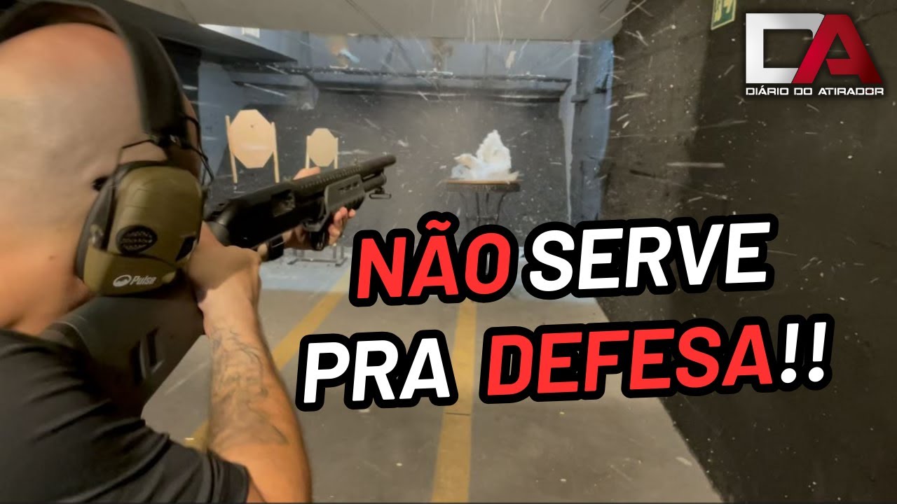 Espingarda Não Serve para Defesa - 5 Motivos + Teste Balístico em Plastilina