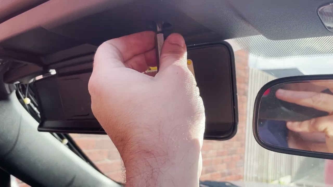 MX5 NC sun visor panel replacement