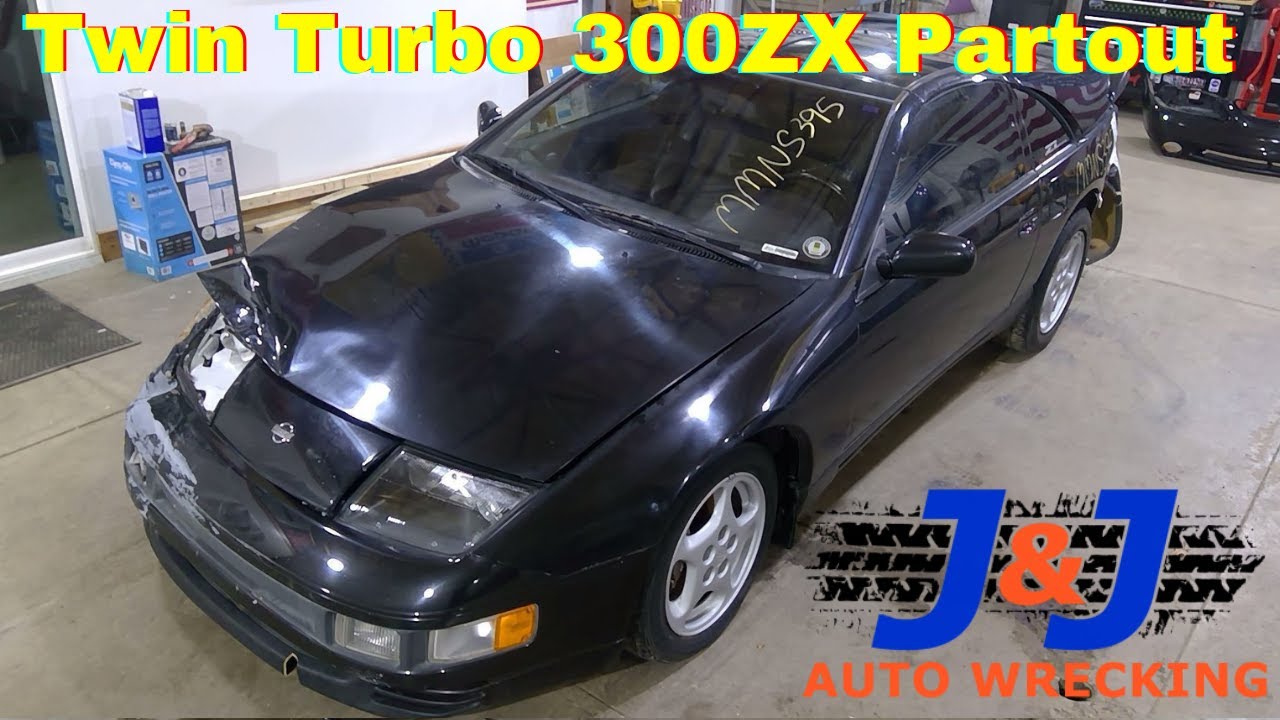 1991 Nissan 300zx  Z32 Twin Turbo 3.0L V6 Test Video Part Out MMNS395