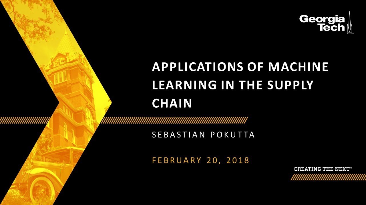 Applications of Machine Learning in the Supply Chain