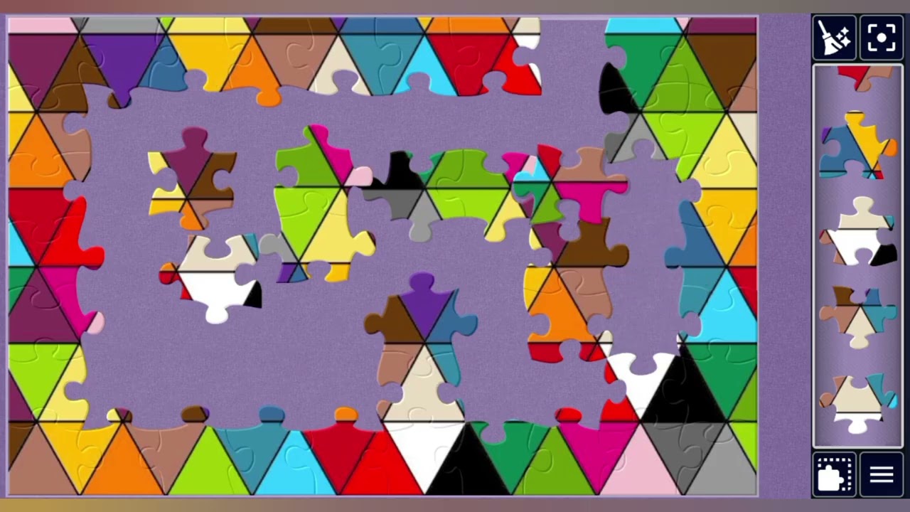 Prismatic Stained-Glass Design 🌈♦️💫🧩 amazing jigsaw puzzle 🧩//@jigsawpuzzle45 