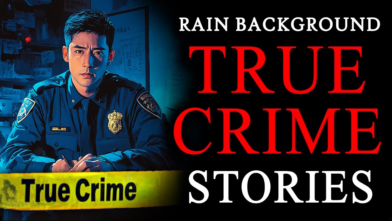 Disturbing TRUE CRIME Stories For Sleep With Rain Sound | Black Screen Vol. 158