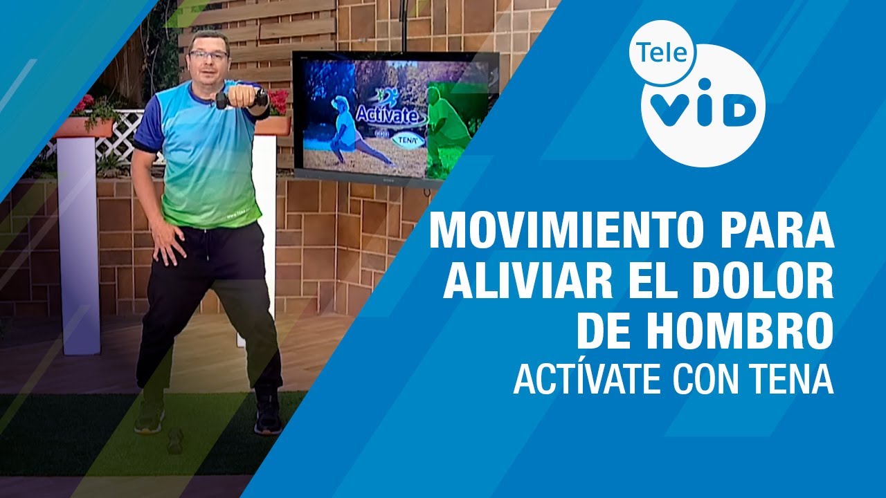Movimiento para aliviar el dolor de hombro 🏋️‍♂️ Actívate con Tena #ActivateConTena #TeleVID