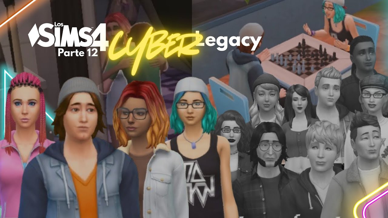 Cassandra Lápida y Los mejores Amigos en Los Sims 4 I Cyber Legacy