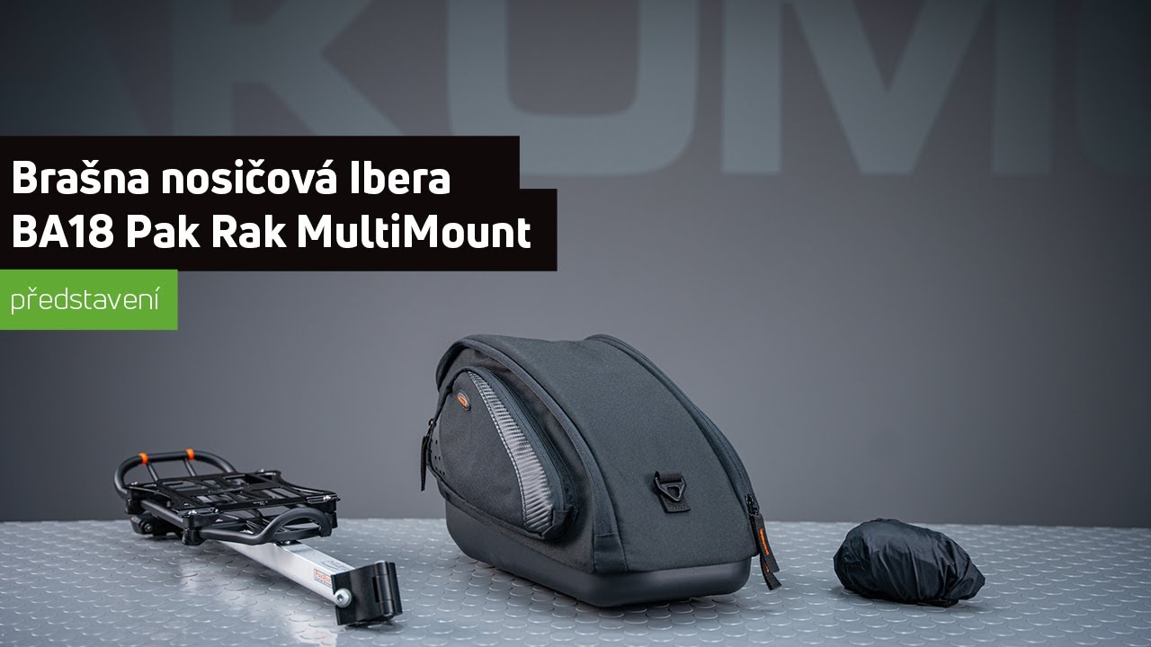 Doplňky pro elektrokola - Brašna nosičová Ibera BA18 Pak Rak MultiMount