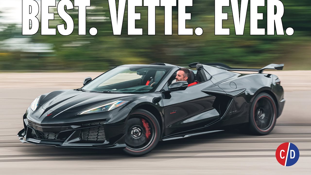 Трудно поверить, что Chevrolet Corvette Z06 2023 года существует | Дорожный тест автомобиля и вод...