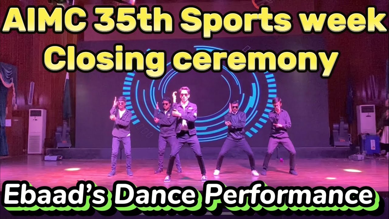AIMC 35th sports week closing ceremony | Grand dance performance