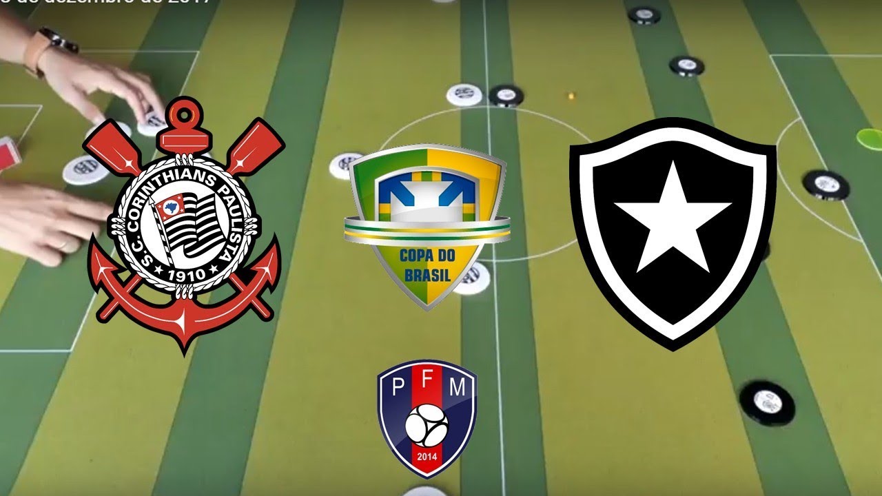 Final da Copa do Brasil Futebol de Mesa 2017 Botafogo x Corinthians - TV Pedreirense