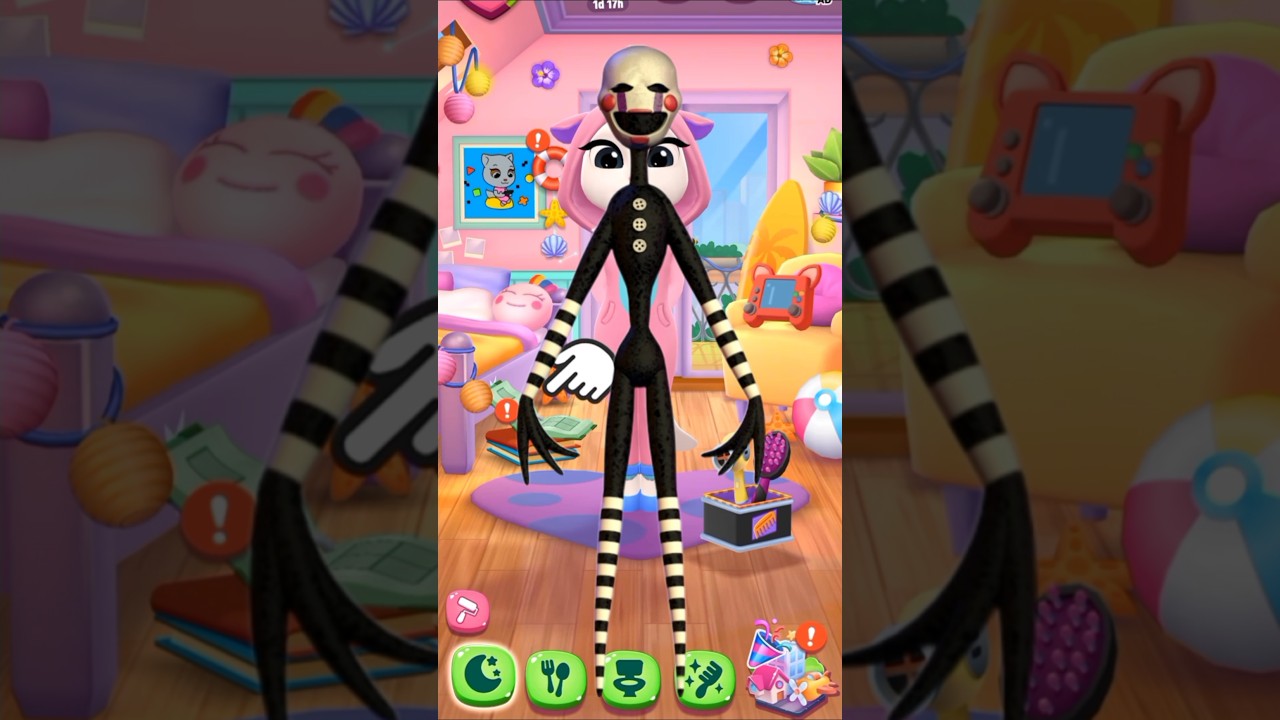 Fnaf puppet cosplay by My Talking Angela2 #fnaf #puppet #mytalkingangela #cosplay #ghost #trending
