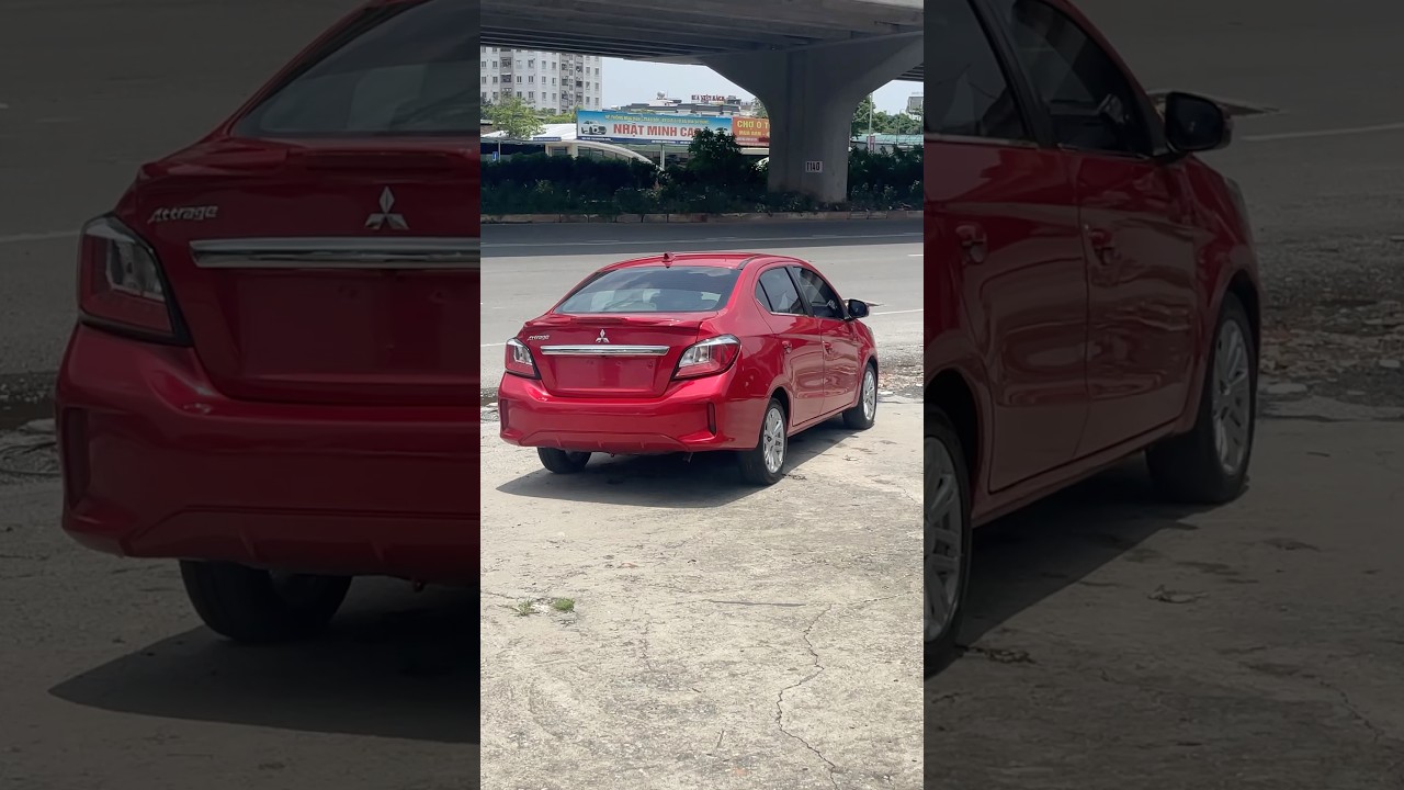 Chuẩn bị b&agrave;n giao chiếc xe Mitsubitshi Attrage CVT 2020 m&agrave;u đỏ cho chị g&aacute;i Ninh B&igrave;nh mới.