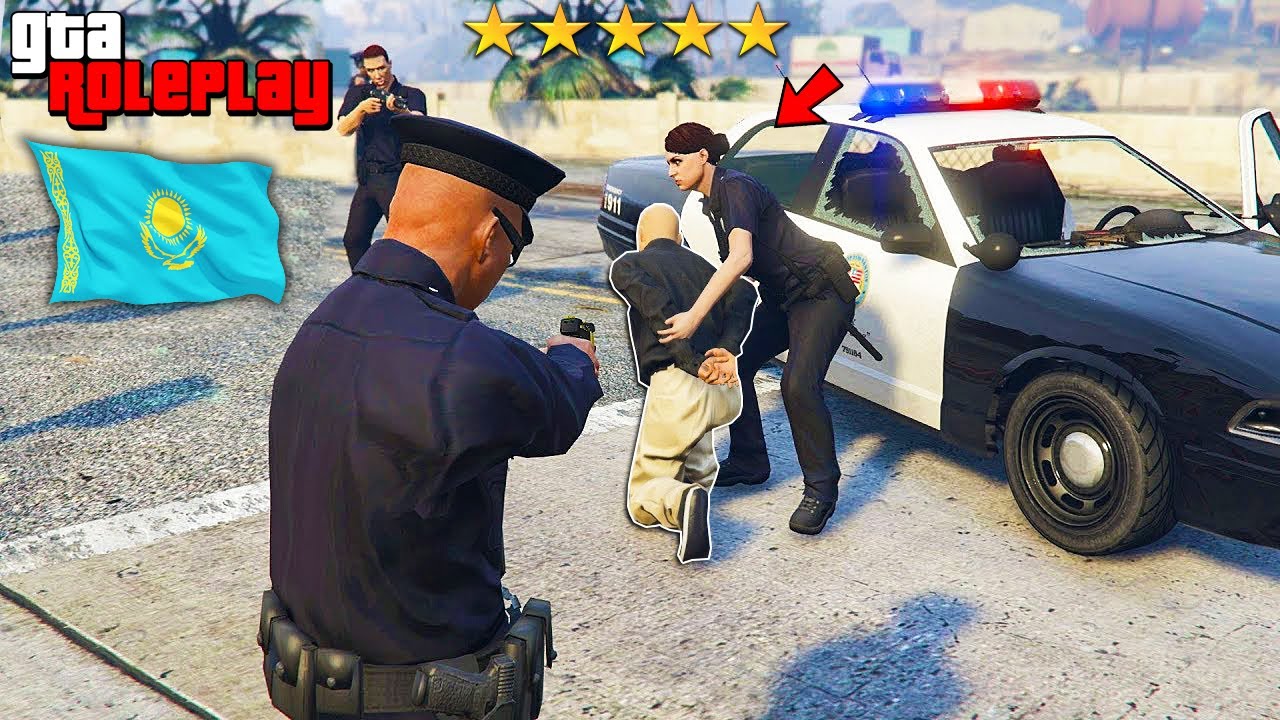 ҚАЗАҚ ПОЛИЦИЯ БҰЗЫҚ БАНДИТТІ ҰСТАДЫ! (GTA 5 RADMIR) ГТА 5 қазақша