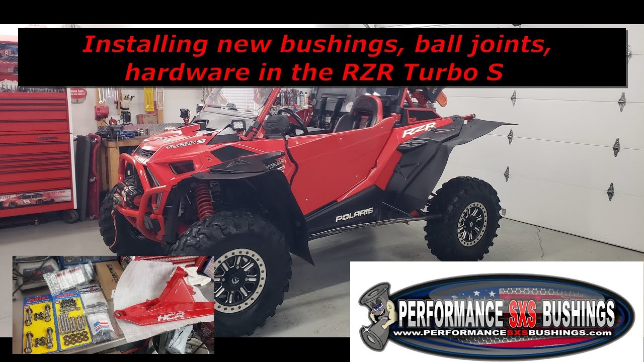 Installing Performance SXS bushings, HCR A-Arms, ARP hardware on the Polaris RZR Turbo S