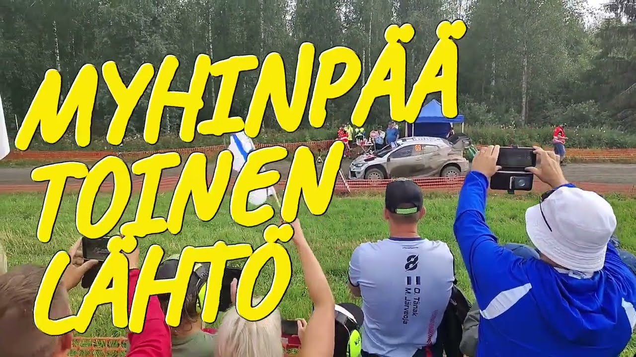 Myhinpää lähtö. Toinen veto. Secto rally 2025