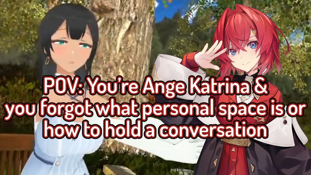 Ange Katrina desperately hitting on virtual hostess and failing horribly (Nijisanji + Yumenographia)