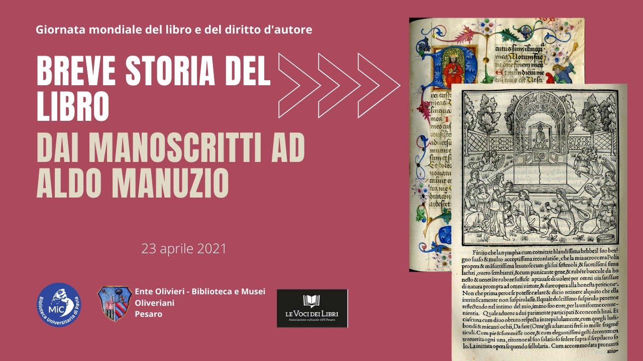 Breve storia del libro per la giornata mondiale del libro 2021