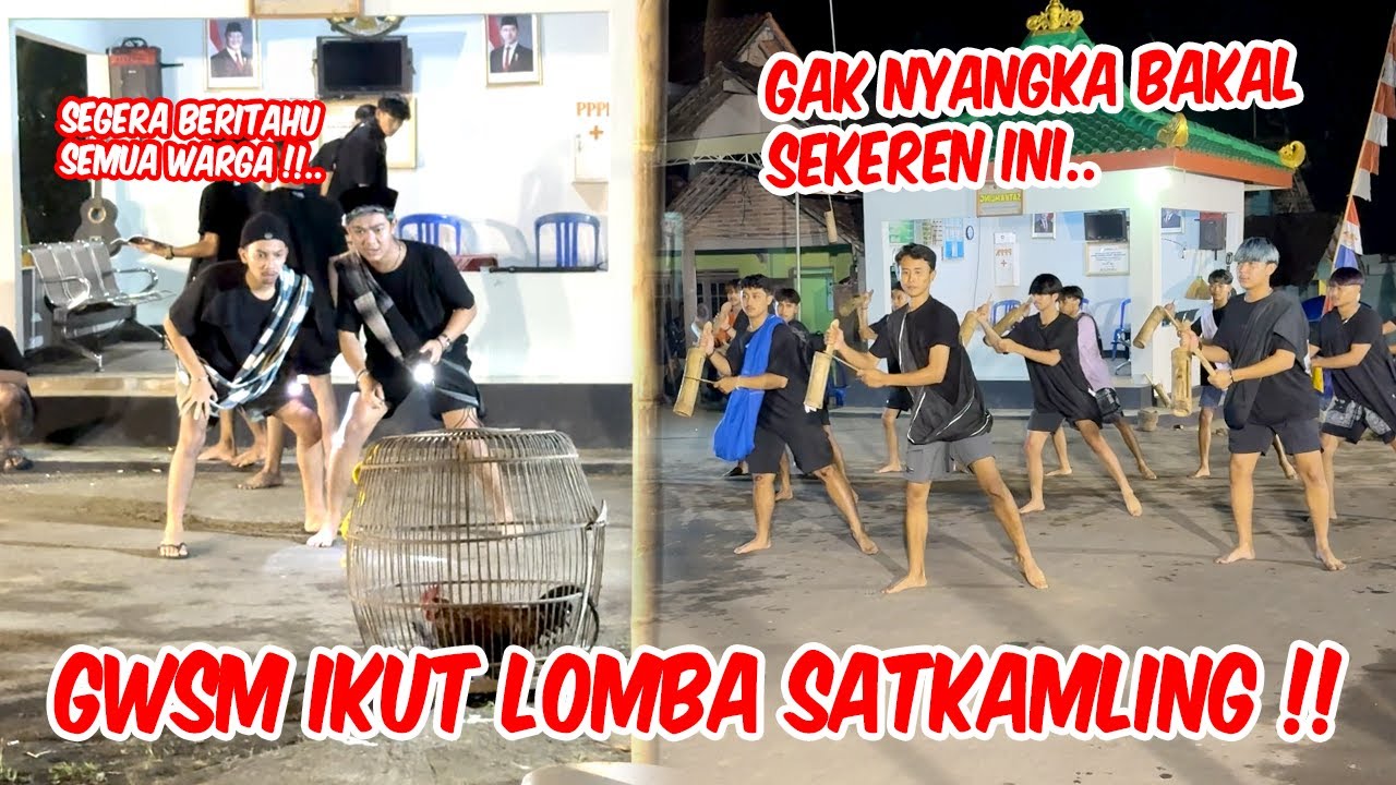 Pengalaman pertama GWSM ikut lomba SATKAMLING !! GAK SIA-SIA SELAMA INI LATIHAN KERAS