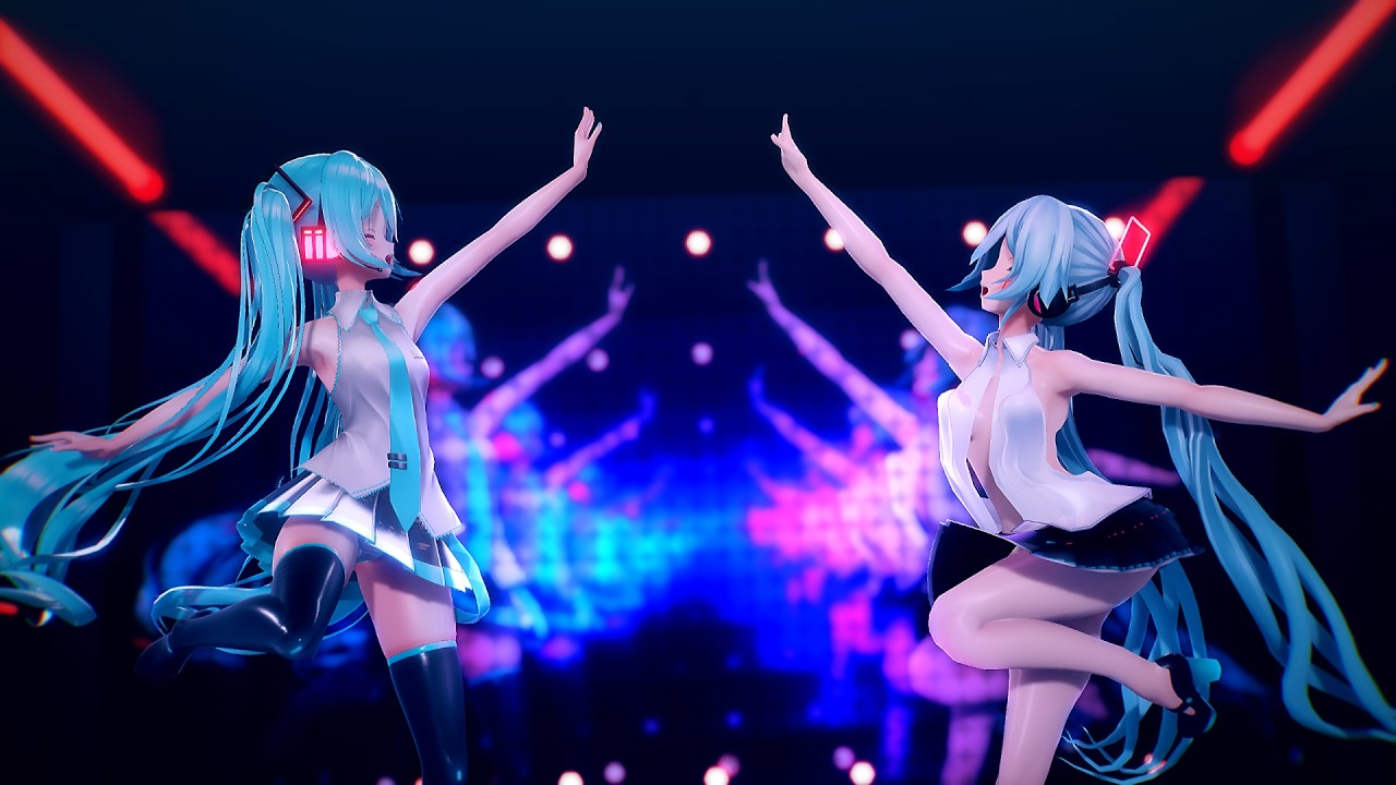 Chatter Chatter / げのげ式初音ミク×つみ式みくさん【MMD】