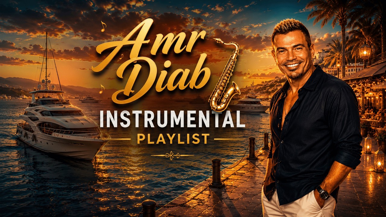 Amr Diab Instrumental Playlist 🎷 | كوكتيل عمرو دياب جاز وساكسفون ☀️ أجمل ليالي الصيف