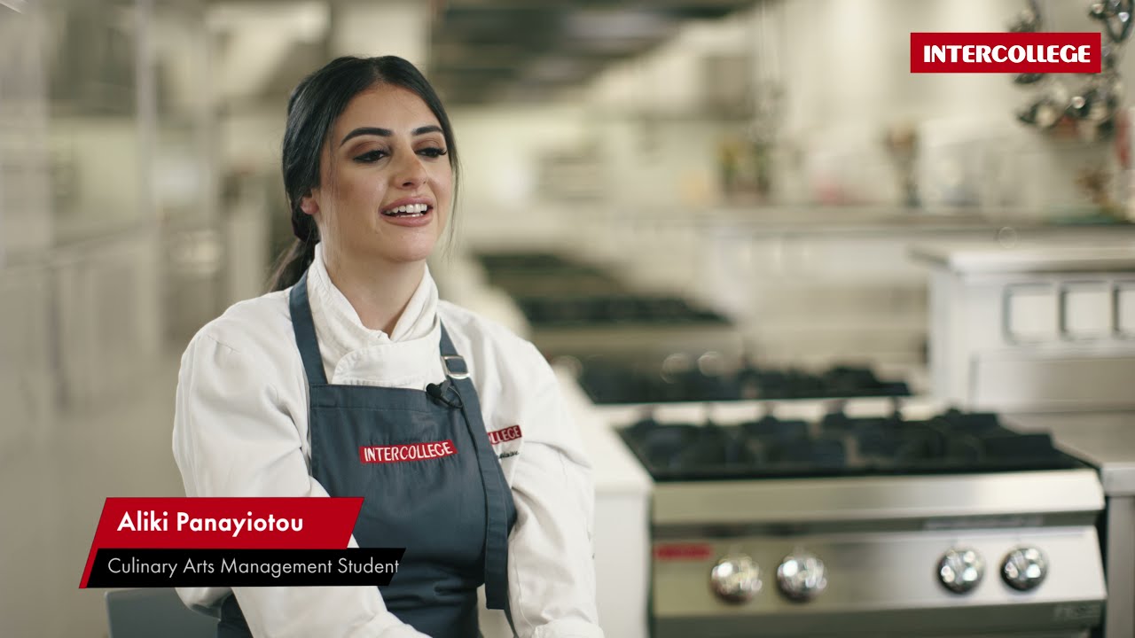 Student Testimonials - Culinary Arts Management &ndash; Bachelor Degree - Intercollege - Aliki Panayiotou