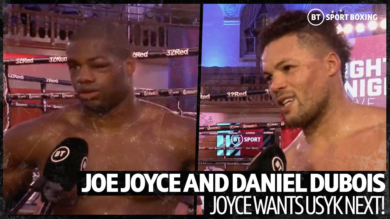 Joe Joyce calls outs Oleksandr Usyk after incredible win over Dubois!