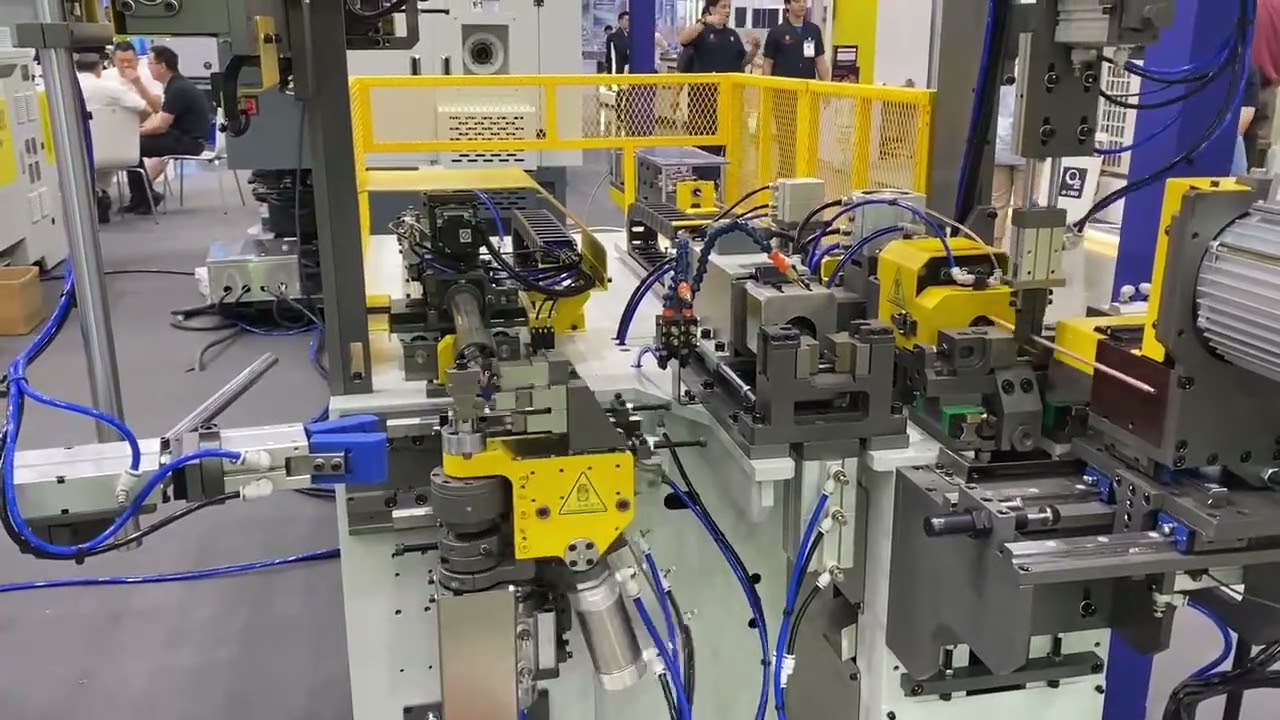 Chipless cutting&bending &end forming integrated machine