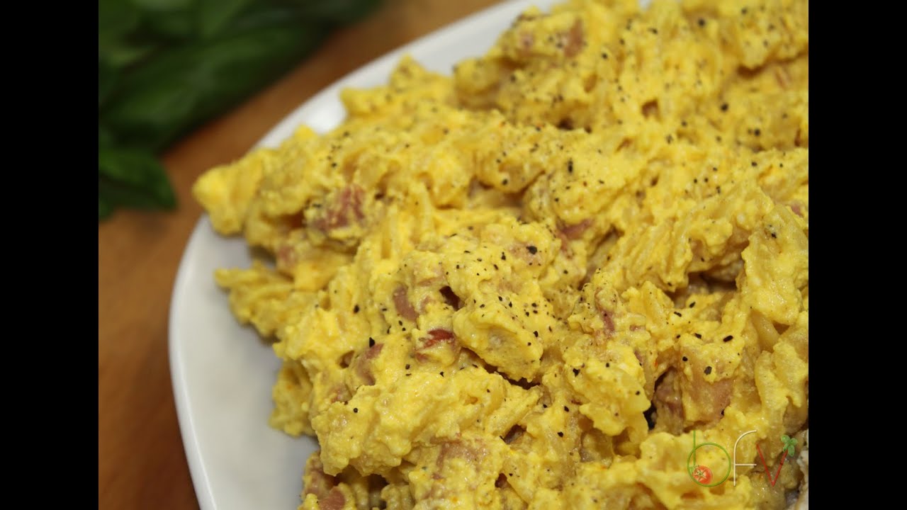 FINTA CARBONARA - FUSILLI SAPORITI ALLA RICOTTA - Buono Facile Veloce
