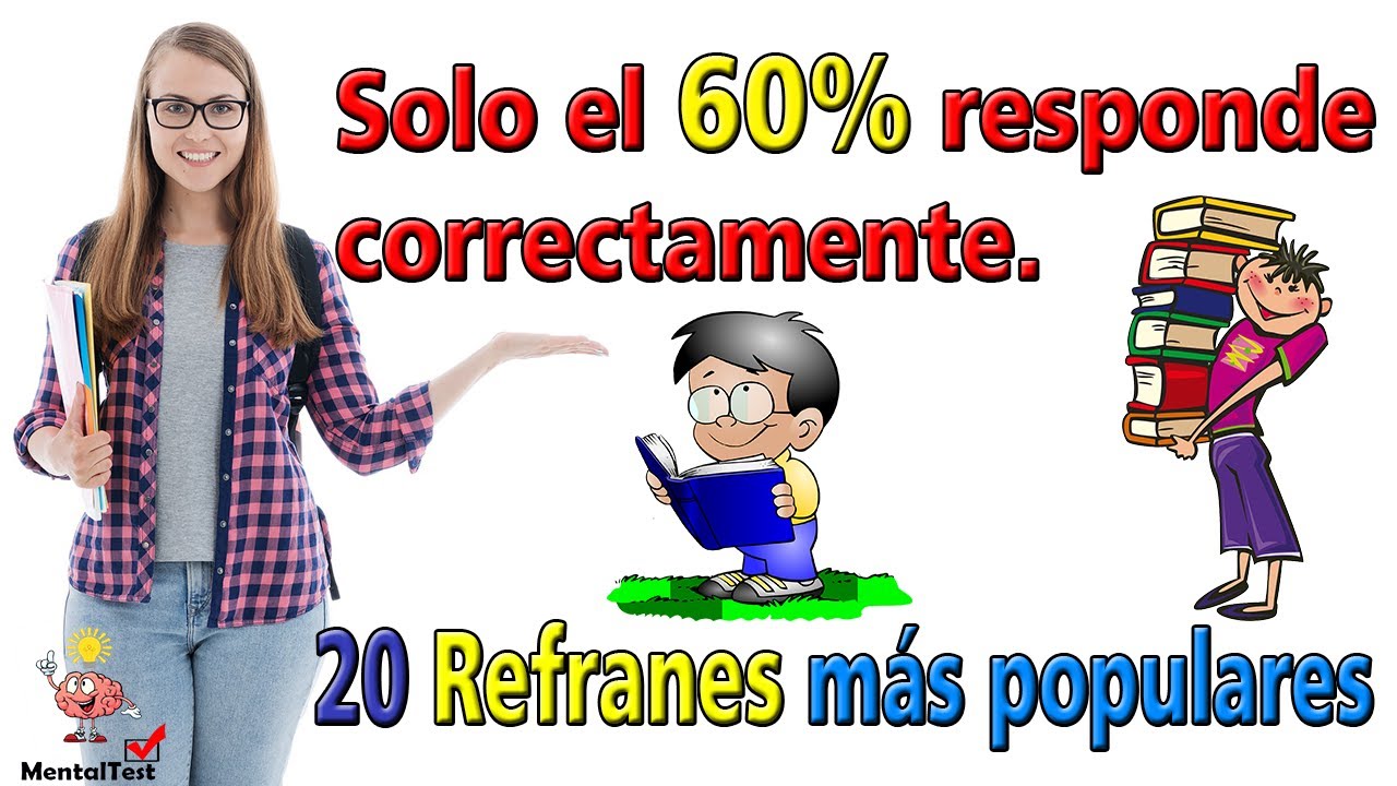 ¿Cuánto sabes de refranes? | ¿sabes completar estos refranes? | Test de refranes