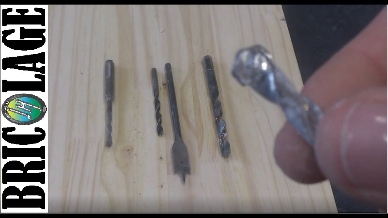 Comment percer un trou ? avec quel foret ? *les différentes mèches*👍✅