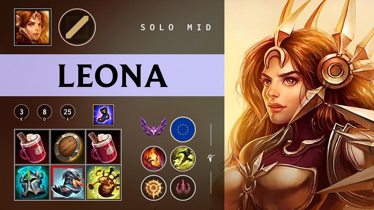 Leona Mid vs Cho'Gath - EUW Master Patch 26.04