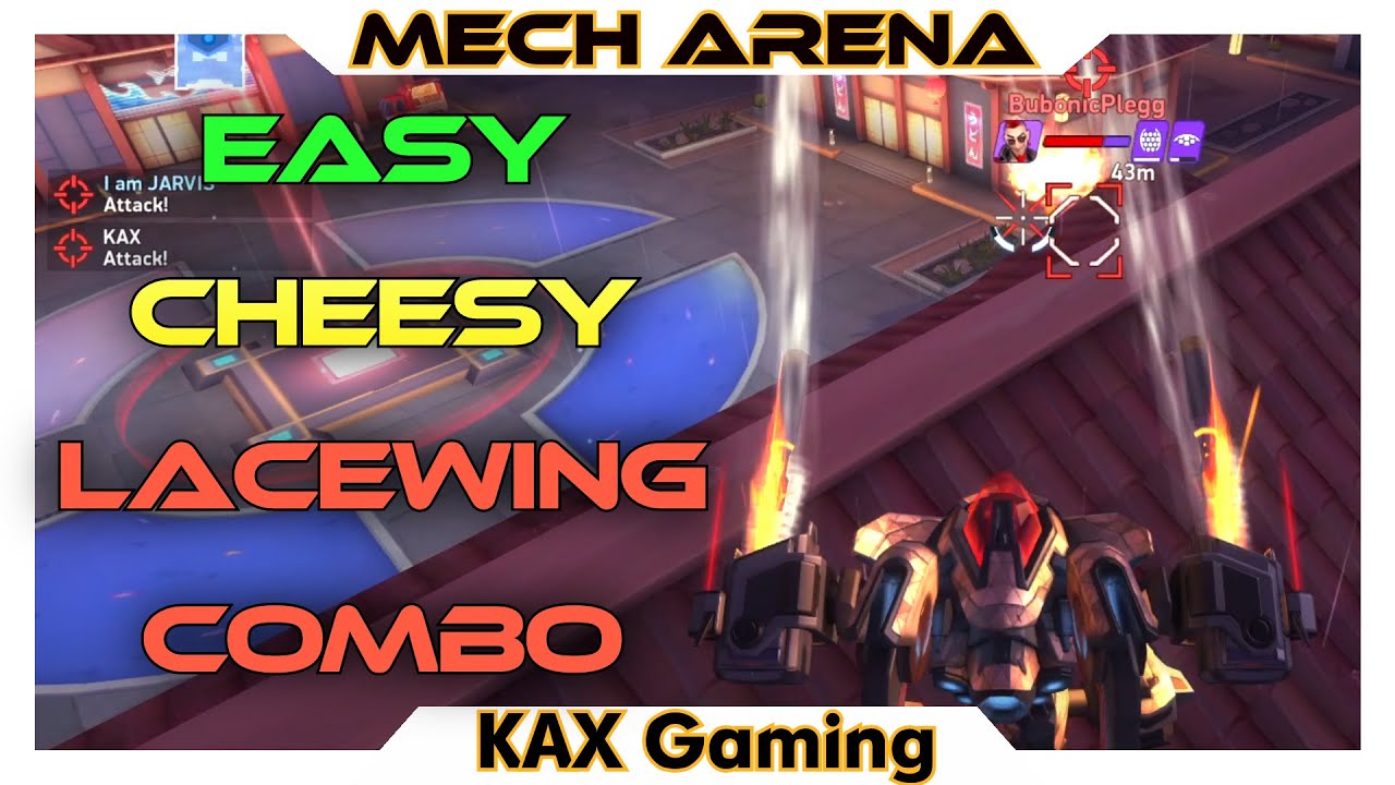 Cheesiest Combo in CPC | Strike Rocket MAX Lacewing - Mech Arena