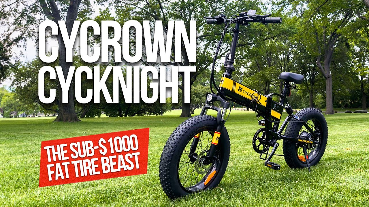 Sub-$1000 Powerful Fat Tire eBike: The Cycrown Cycknight (...Try Saying That Twice!)