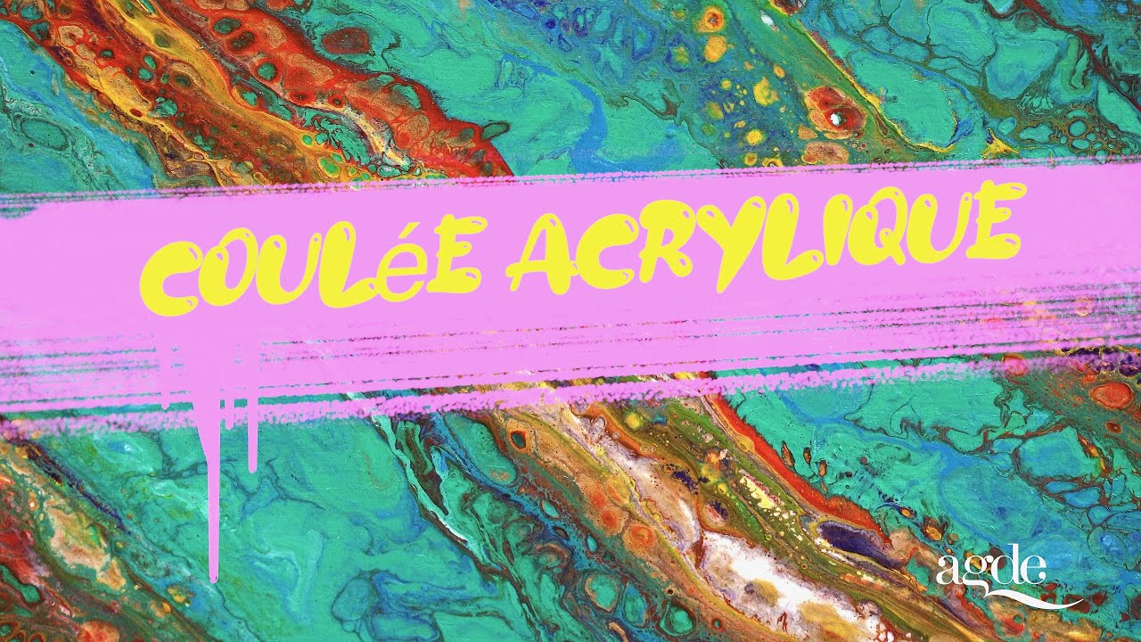 Tutoriel Coul&eacute;e Acrylique (Acrylic pouring)