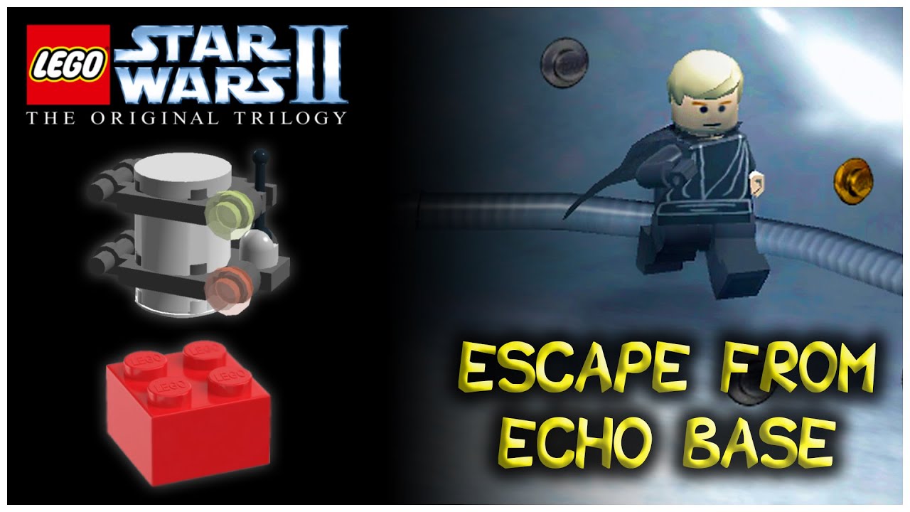 LEGO Star Wars II: The Original Trilogy | ESCAPE FROM ECHO BASE - Minikits & Red Power Brick