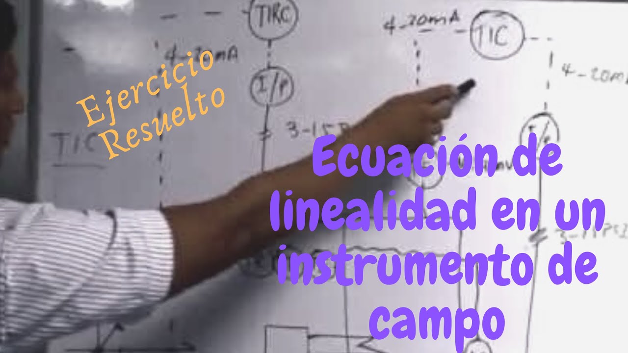 📉❇️ Ecuación de linealidad en un instrumento de campo (ejercicio resuelto)👌😎