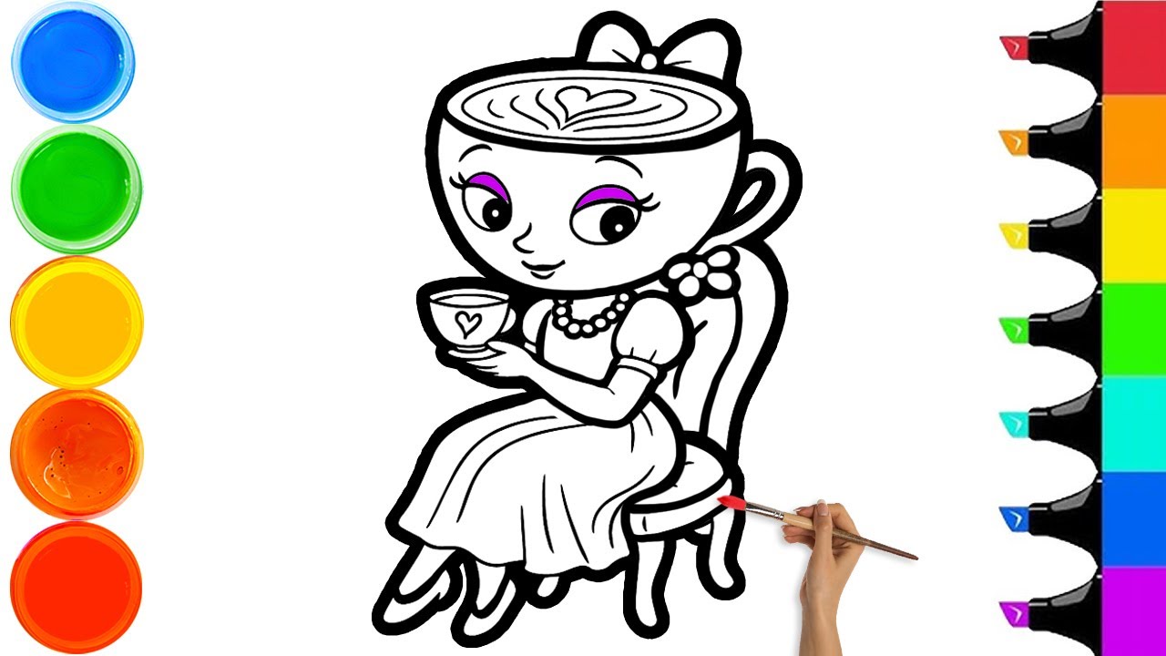 How To Draw Beautiful Ballerina Cappuccina Lady | Italian Brainrot Meme Drawing | Easy Step By Step