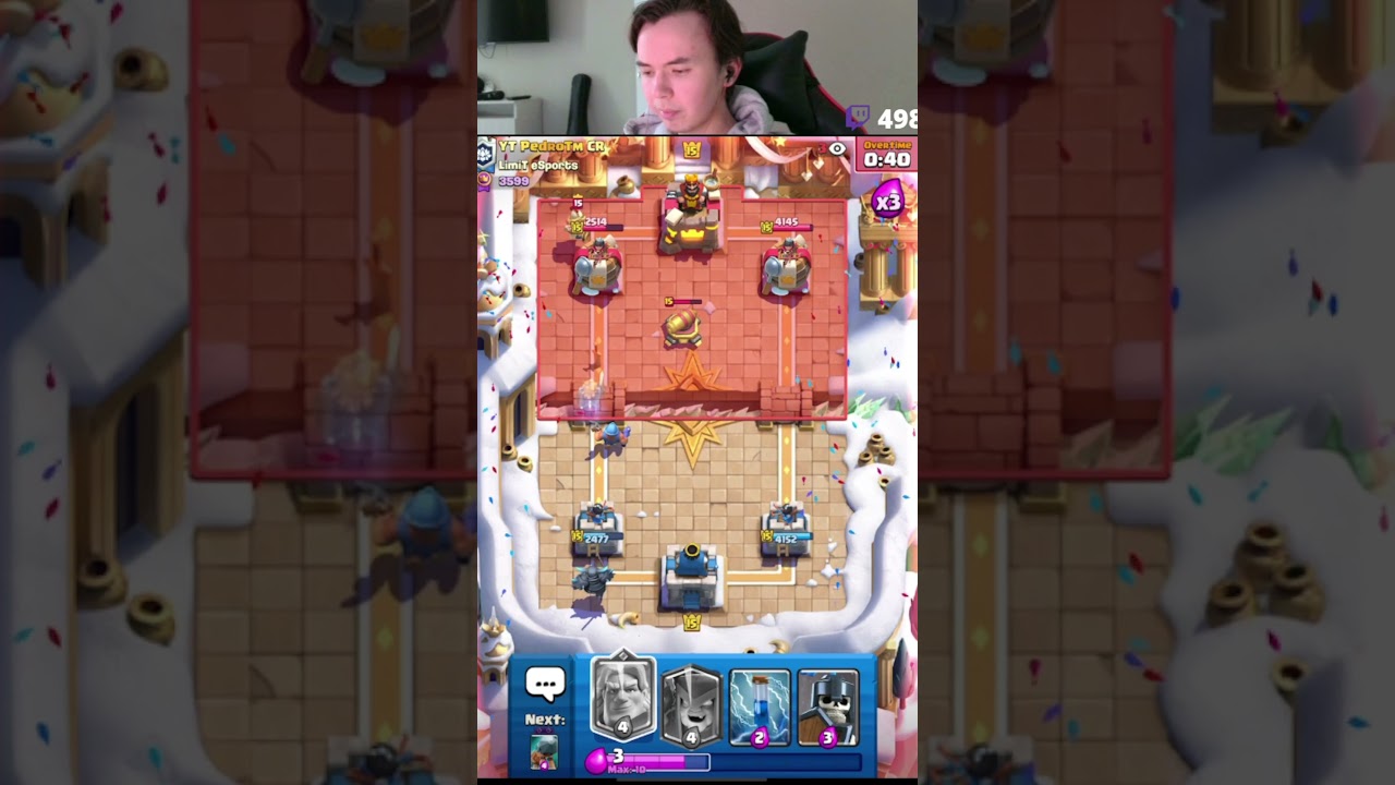 9 lvl fisherman vs Pedro  #clashroyale #supercell #клешрояль
