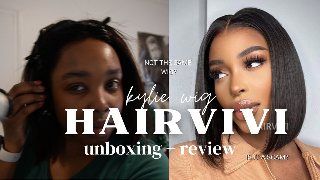 *NON INFLUENCER* Hairvivi kylie human hair wig unboxing + review