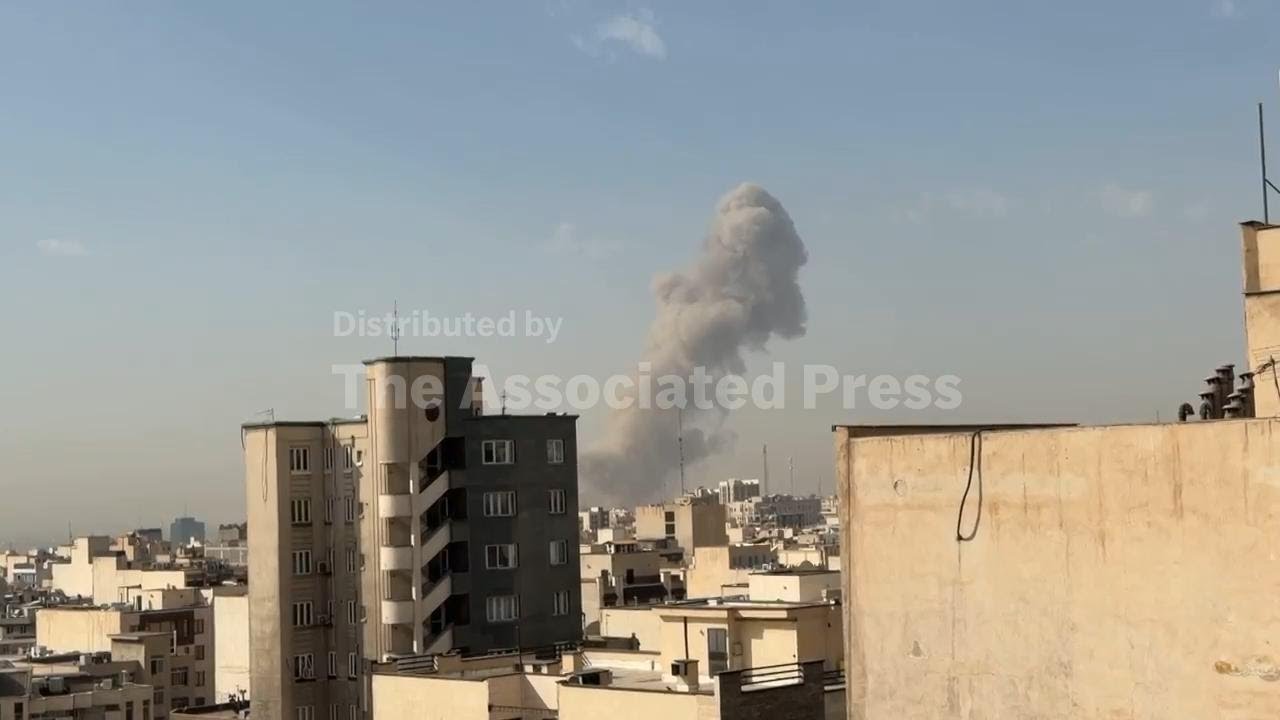 Smoke seen rising from area of southern Tehran following Israeli attack
